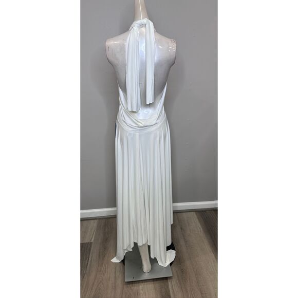 Norma Kamali Convertible Dress in Cream Small $175 - Picture 8 of 11